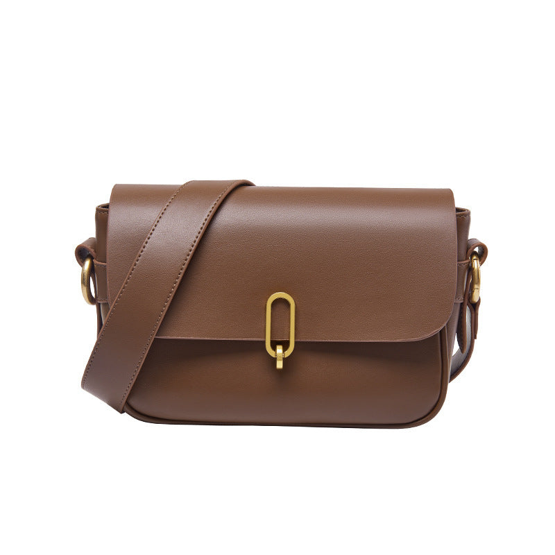 Le sac à bandoulière en cuir pour femme