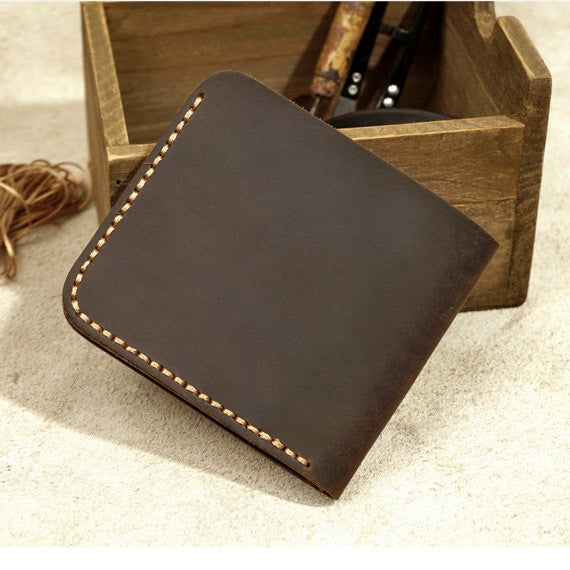 Portefeuille En Cuir Véritable vintage