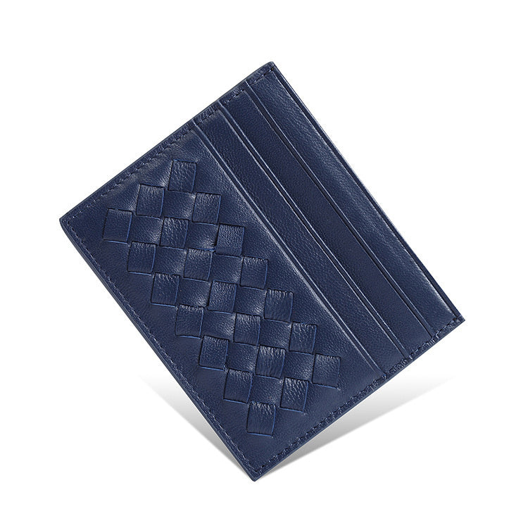 Porte-cartes En Cuir Véritable Slim