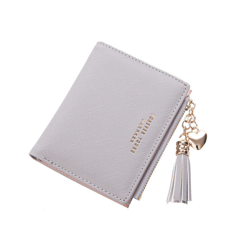 Porte-monnaie à fermeture éclair pour femmes, portefeuille, pochette