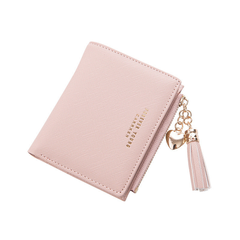 Porte-monnaie à fermeture éclair pour femmes, portefeuille, pochette