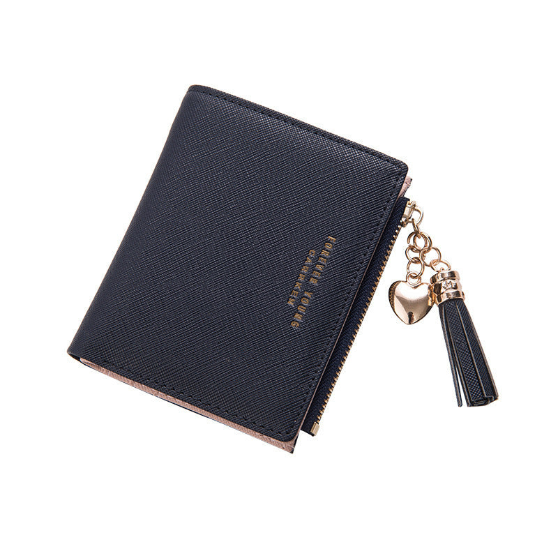 Porte-monnaie à fermeture éclair pour femmes, portefeuille, pochette