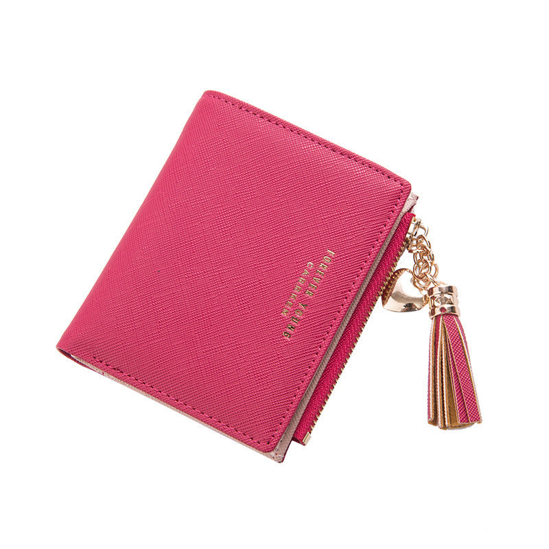 Porte-monnaie à fermeture éclair pour femmes, portefeuille, pochette
