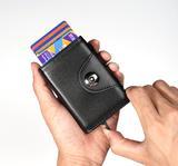 Boîte à cartes RFID avec coque en aluminium métallique