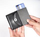 Boîte à cartes RFID avec coque en aluminium métallique
