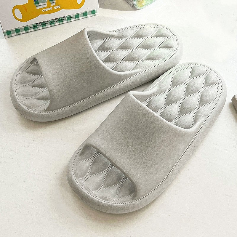 Pantoufles antidérapantes pour la maison, la salle de bain, le bain, grandes pantoufles pour femmes