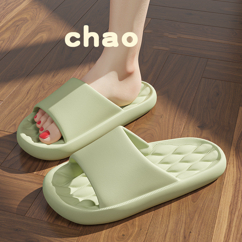 Pantoufles antidérapantes pour la maison, la salle de bain, le bain, grandes pantoufles pour femmes