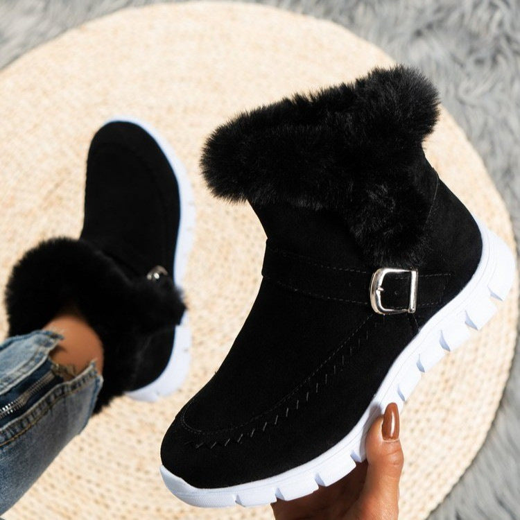 Bottes chaudes en fourrure