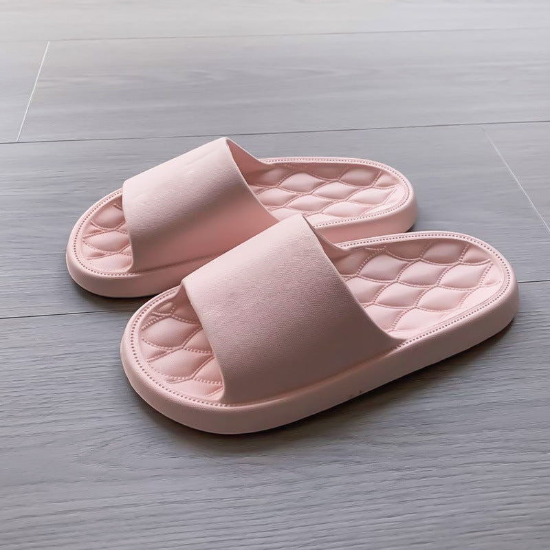 Pantoufles antidérapantes pour la maison, la salle de bain, le bain, grandes pantoufles pour femmes