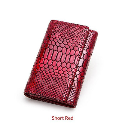 Sac à main de luxe en cuir pour femme avec de véritables ornements en forme de serpent,