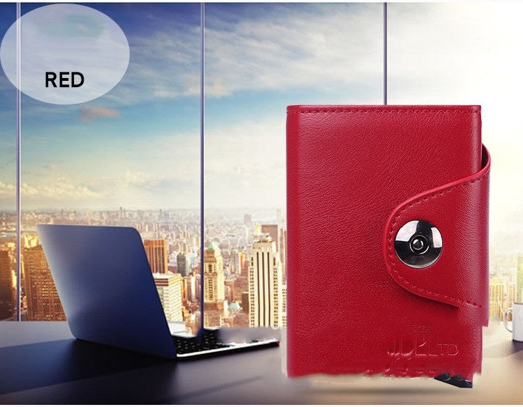 Boîte à cartes RFID avec coque en aluminium métallique