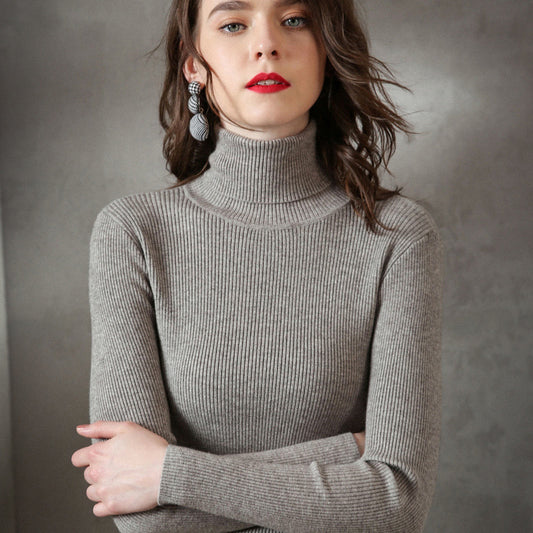 Pull à revers haut pour femme, chemise tendance