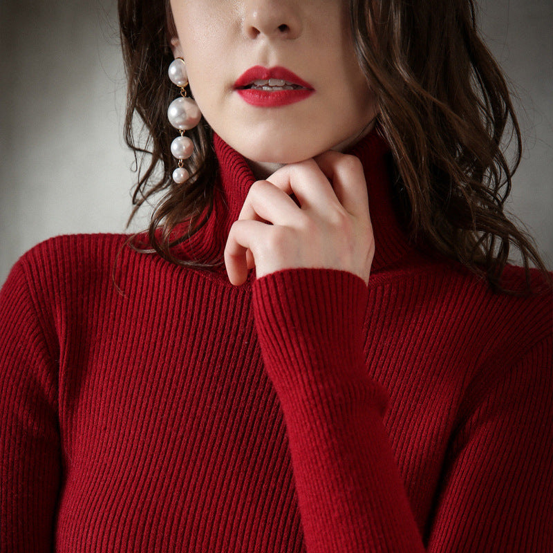 Pull à revers haut pour femme, chemise tendance