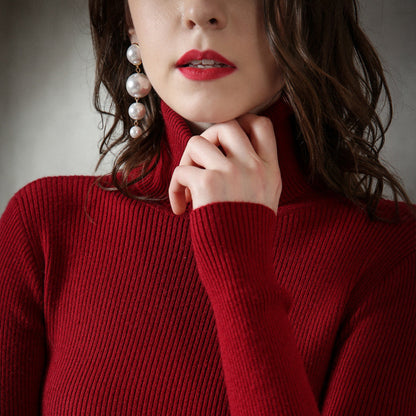Pull à revers haut pour femme, chemise tendance