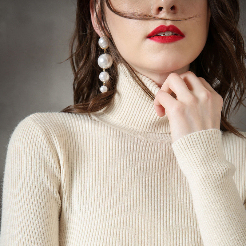 Pull à revers haut pour femme, chemise tendance