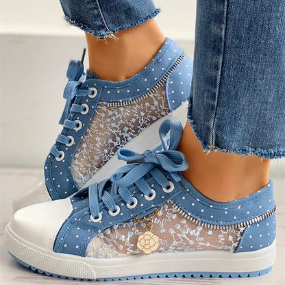 chaussures en toile à fond plat, confortables et légères