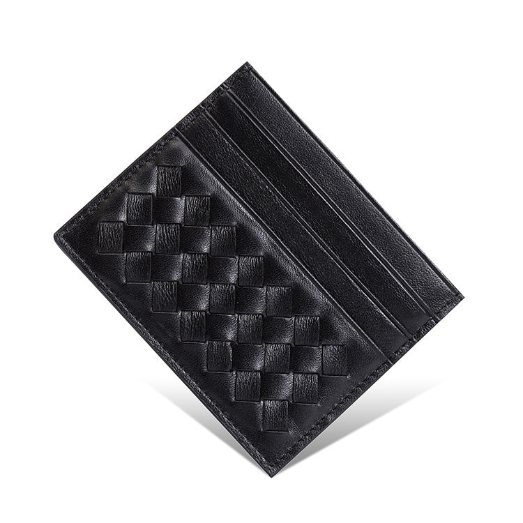 Porte-cartes En Cuir Véritable Slim