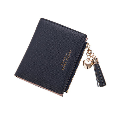 Porte-monnaie à fermeture éclair pour femmes, portefeuille, pochette