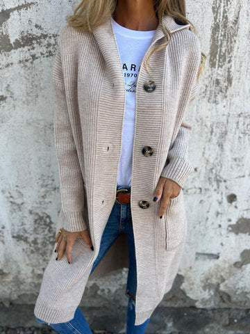 Pull mi-long cardigan