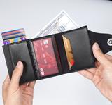 Boîte à cartes RFID avec coque en aluminium métallique