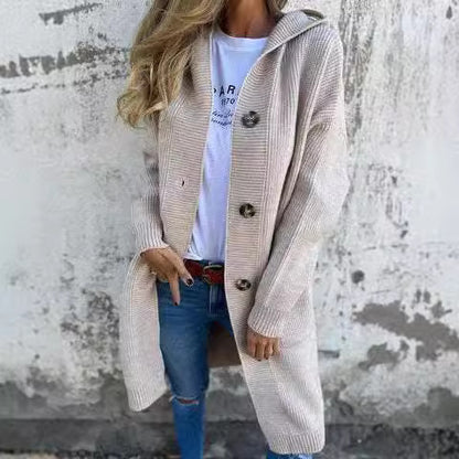 Pull mi-long cardigan