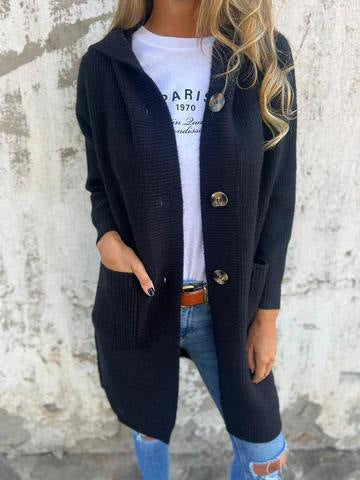 Pull mi-long cardigan