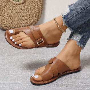 Chaussons de loisirs à talons plats