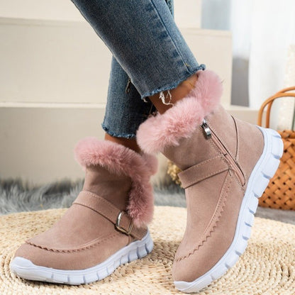 Bottes chaudes en fourrure