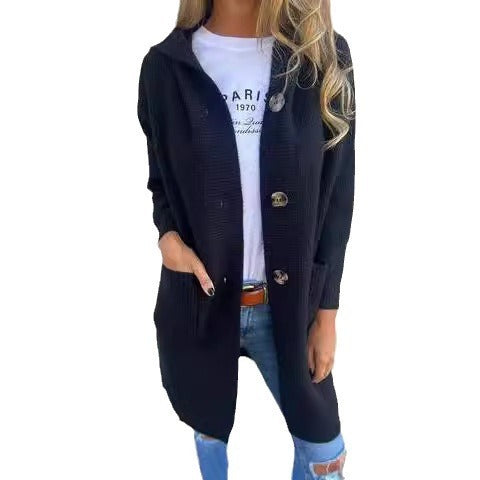 Pull mi-long cardigan