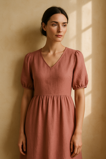 Robe Boyka en bleu élégant - Numoco — pink (vue 3)