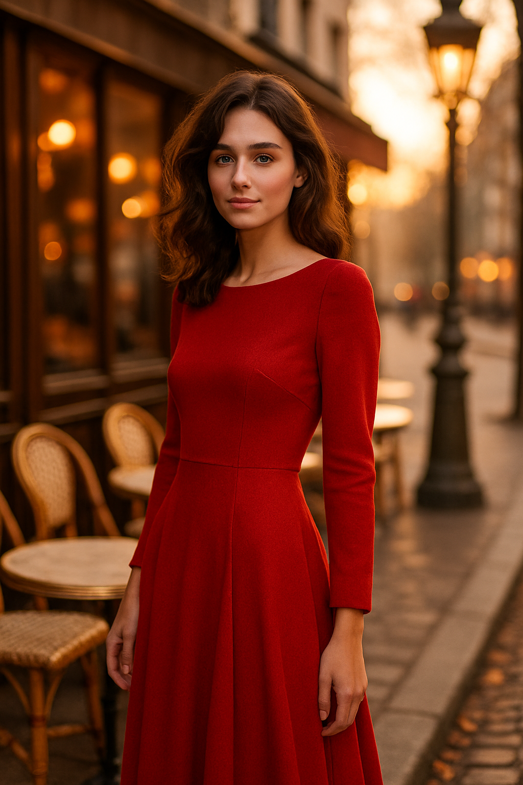 Robe Boyka en bleu élégant - Numoco — red (vue 1)