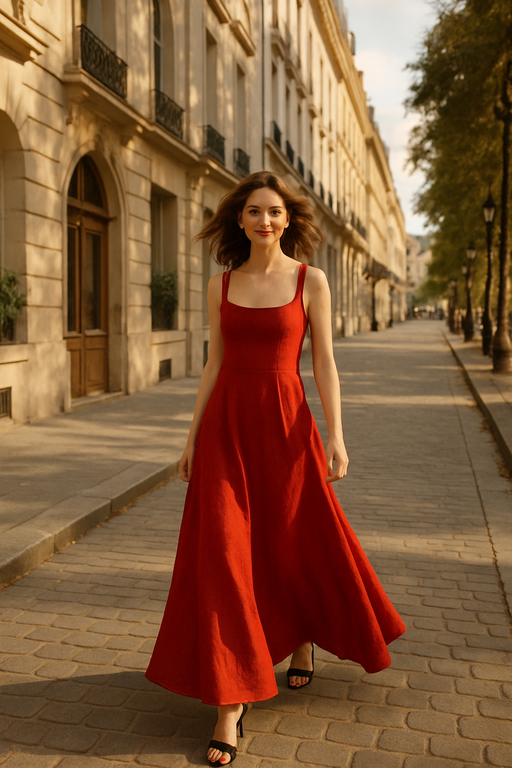 Robe Boyka en bleu élégant - Numoco — red (vue 2)