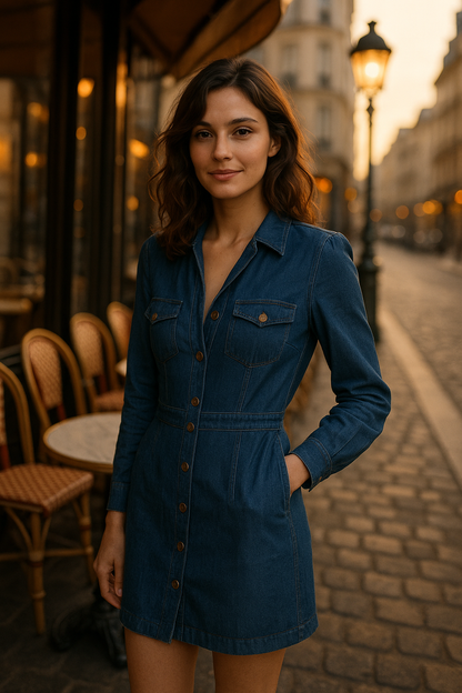 Jeans Balloon Fit Bleu - Factory Price — blue (vue 1)