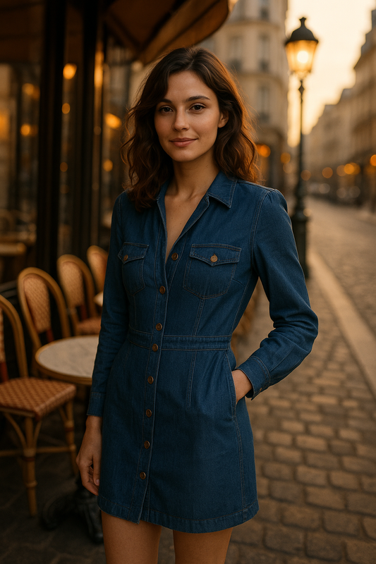 Jeans Balloon Fit Bleu - Factory Price — blue (vue 1)