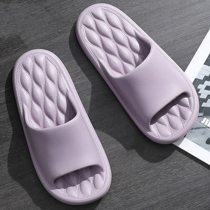 Pantoufles antidérapantes pour la maison, la salle de bain, le bain, grandes pantoufles pour femmes